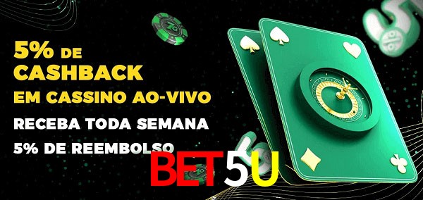 Promoções do cassino ao Vivo Bet5U